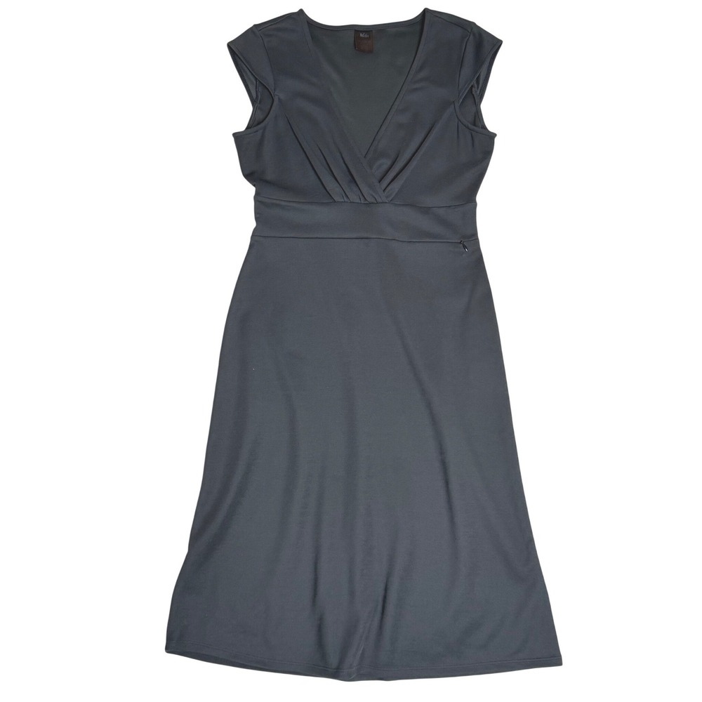 REI‎ Surplice V-Neck Travel Activewear Black Womens Dress Size S